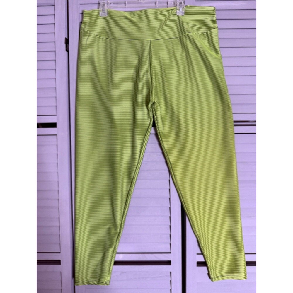 New Look Sport Neon Green Leggings Size 3x